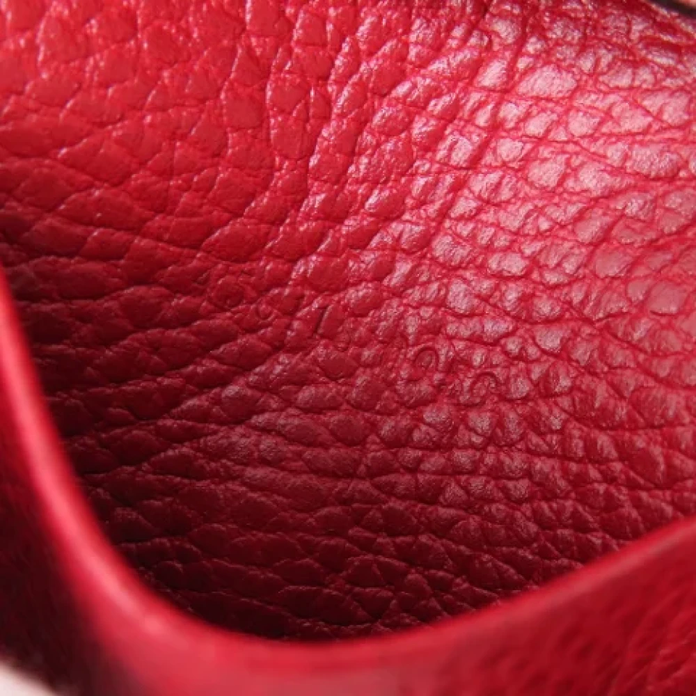 Gucci Vintage Pre-owned Leather key-holders Red Dames