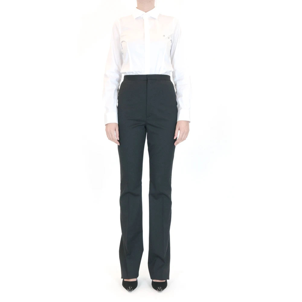 Dsquared2 Straight Trousers Blue Dames