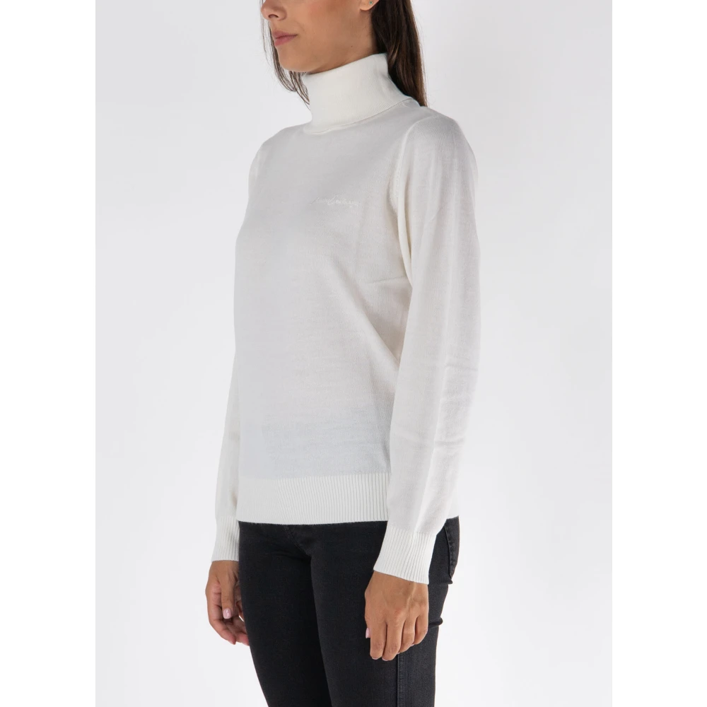 Armani Exchange Logo Coltrui Sweater White Dames