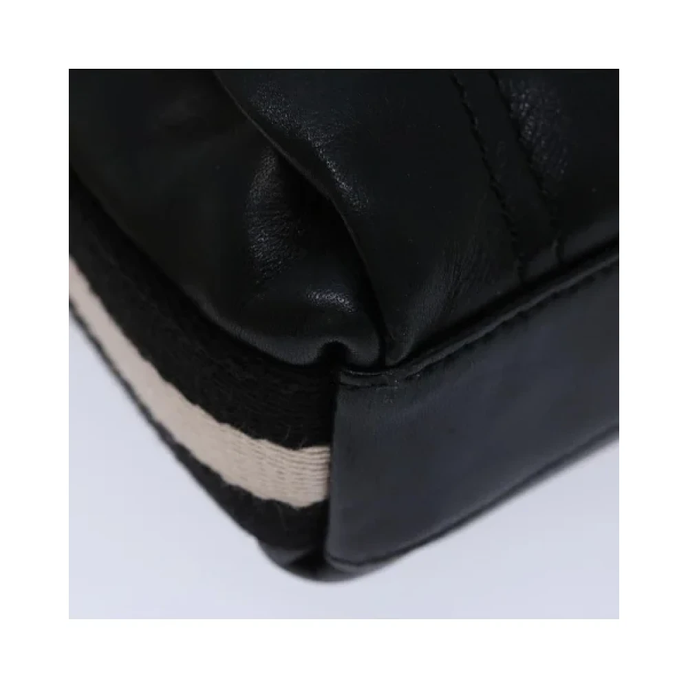 Bally Pre-owned Leather shoulder-bags Black Dames