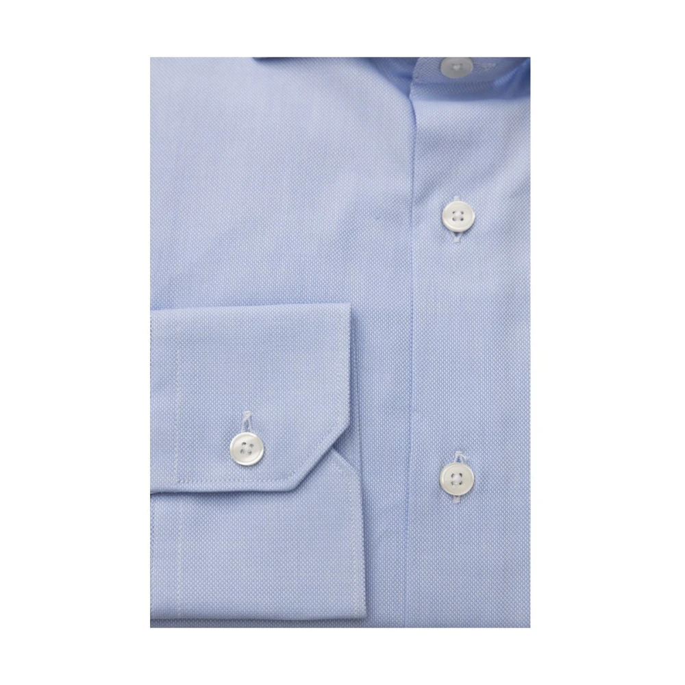 Bagutta Elegante Franse Kraag Shirt Blue Heren