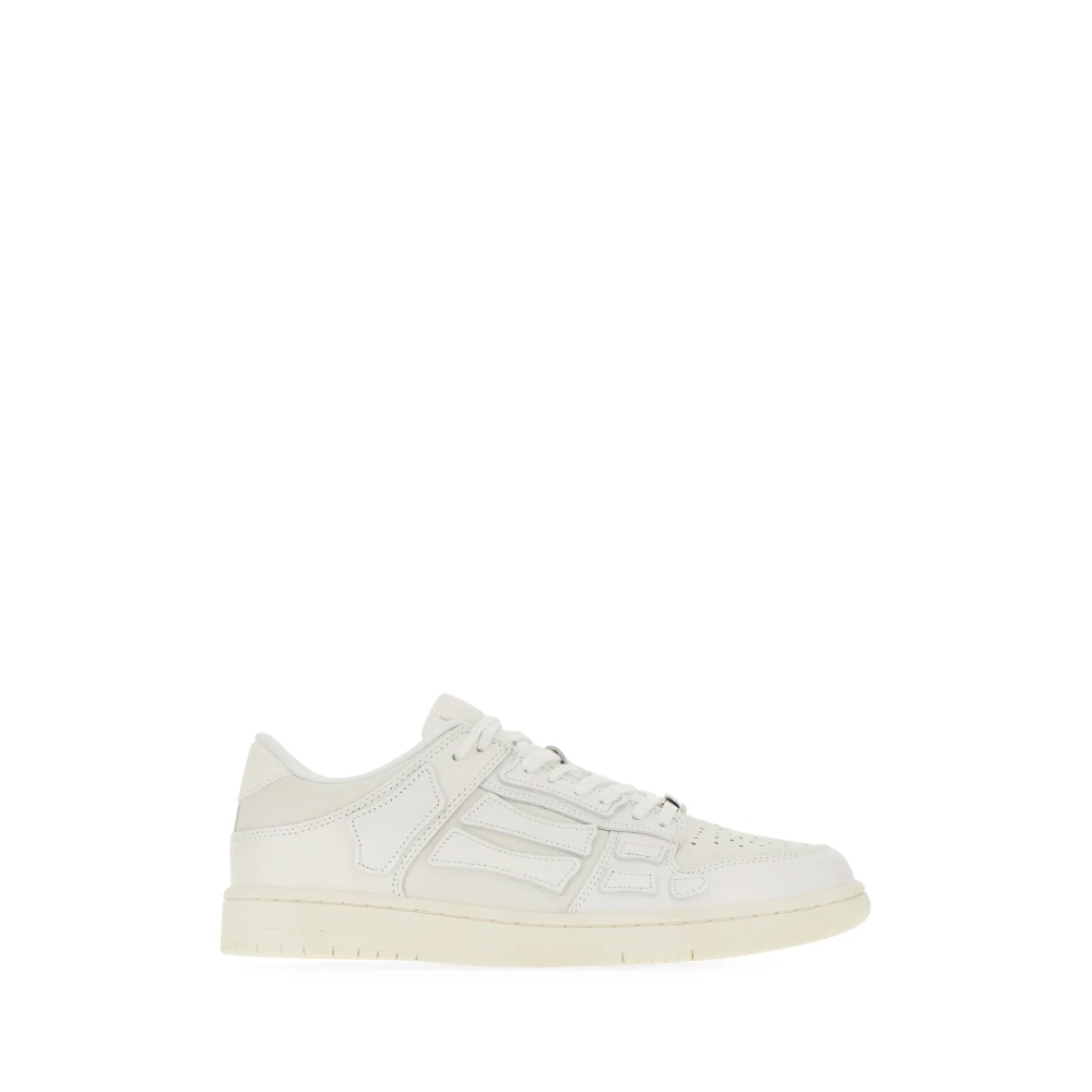 Amiri Skel Leather Sneakers Heren Schoenen Wit