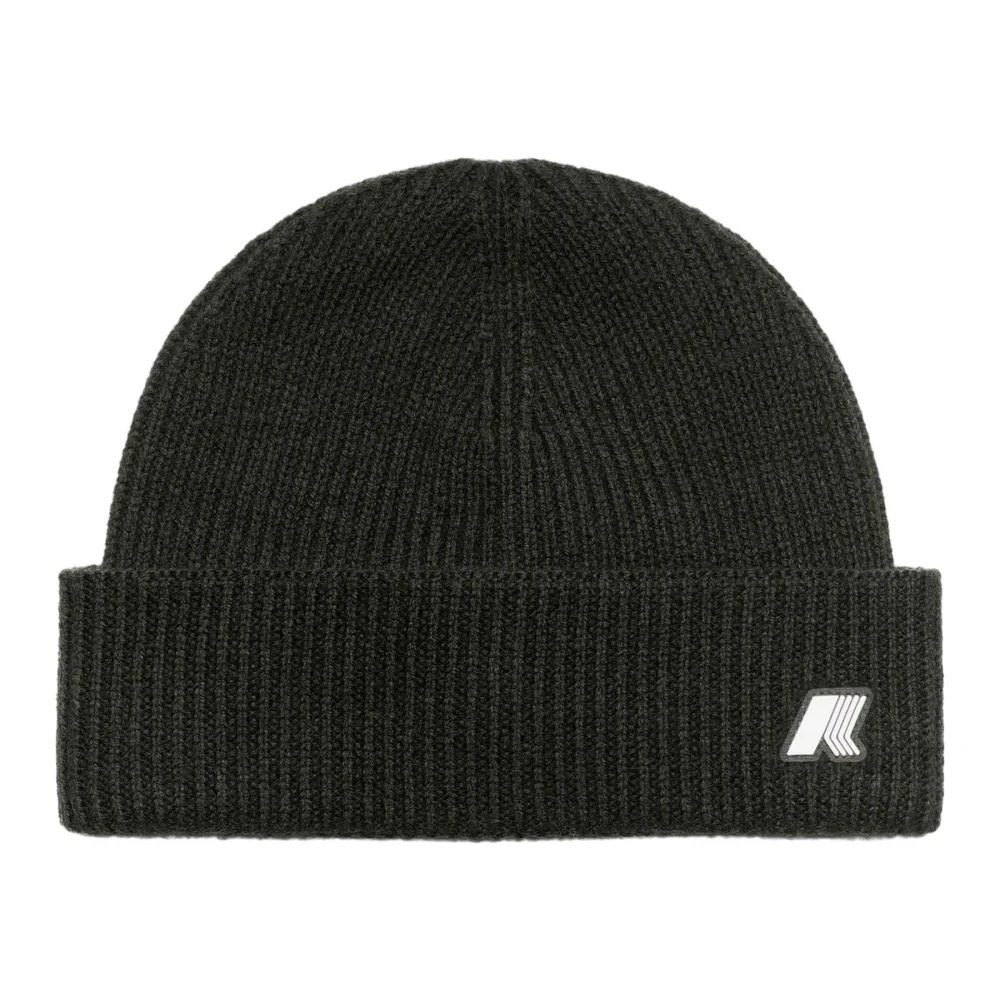 K-way Gebreide muts van wolmix Green Unisex