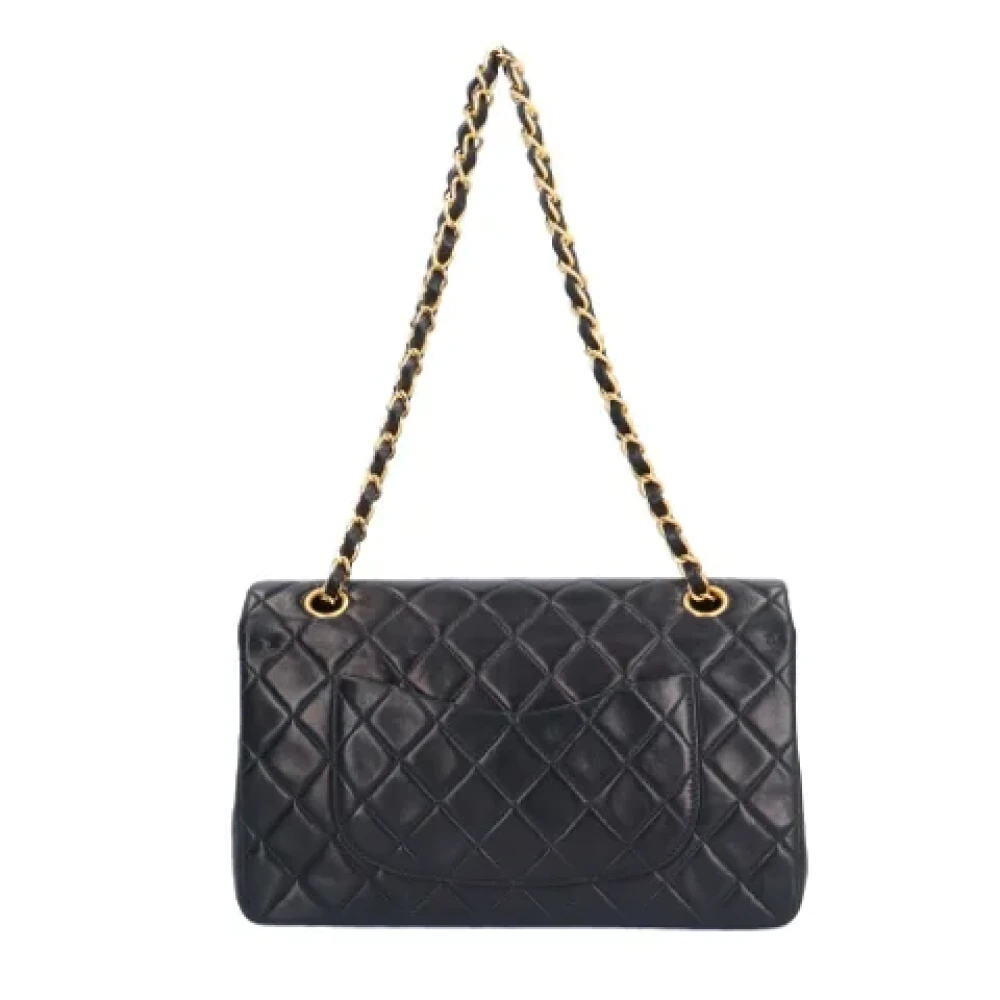 Chanel Vintage Pre-owned Leather shoulder-bags Blue Dames