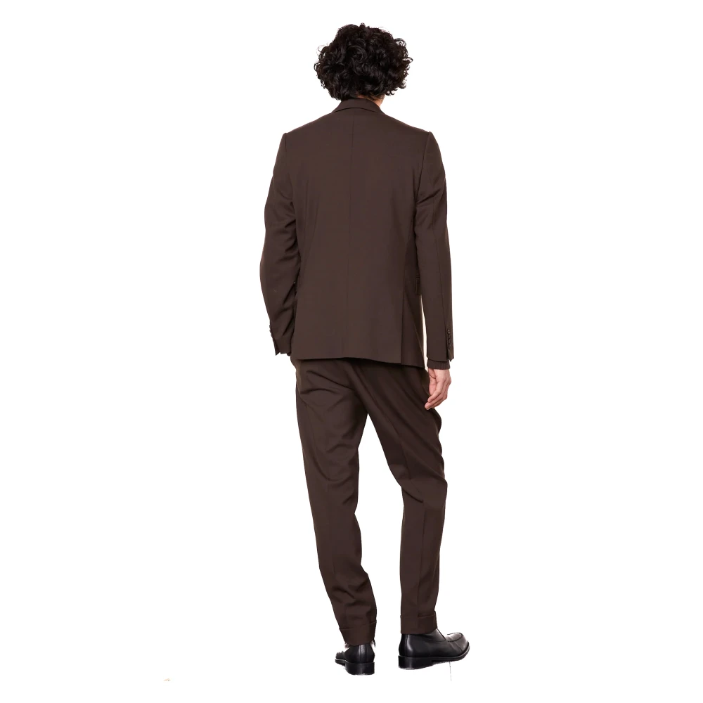 Officine Générale Bruine Wol 3ply Jas Brown Heren