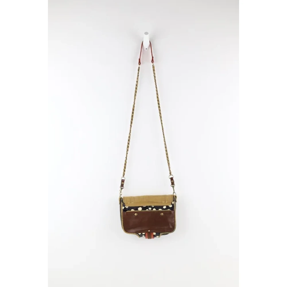 Jérôme Dreyfuss Pre-owned Leather shoulder-bags Green Dames