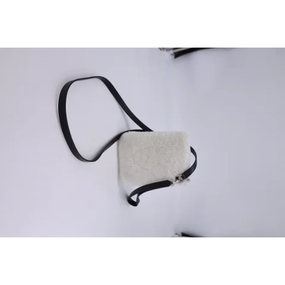 Jil Sander Pre-owned Faux Fur shoulder-bags White Dames