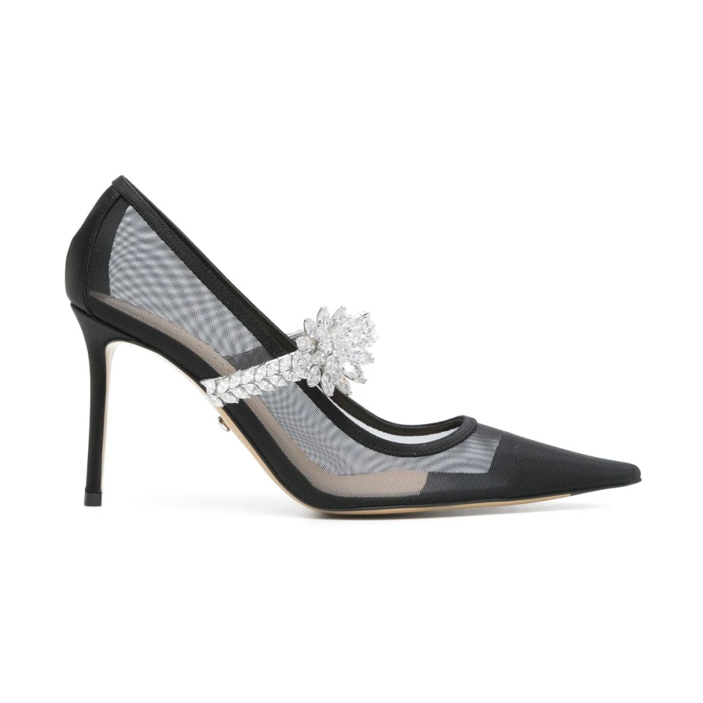 Mach & Mach Vrouw Zwart Schoenen Dames, 39 1/2 Eu, Leer, Pumps Met Hak