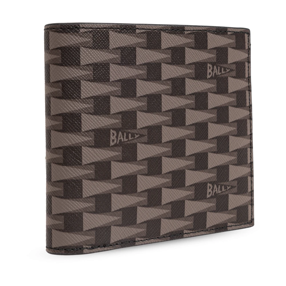 Bally Portemonnee met logo Brown Heren