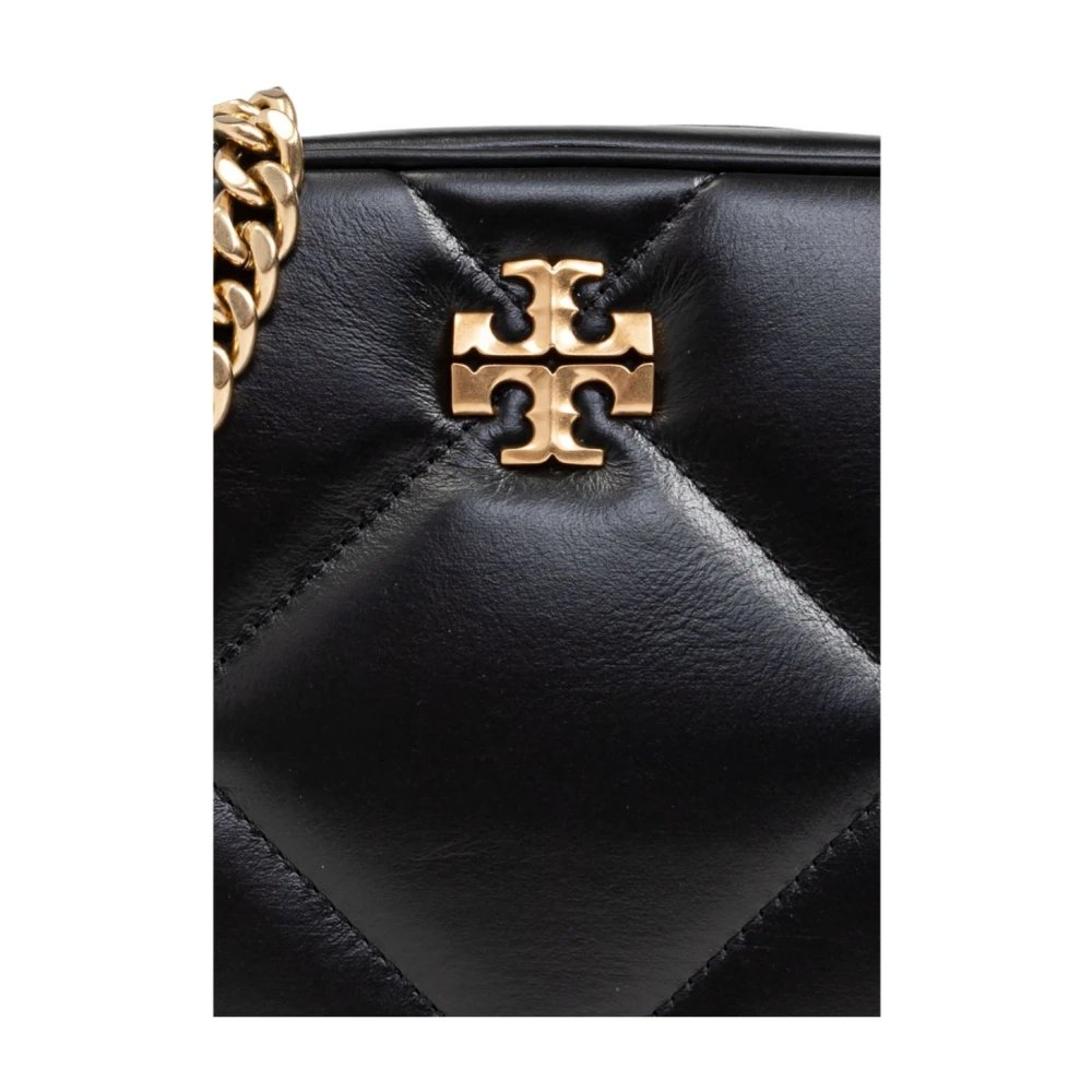 TORY BURCH Gewatteerde Zwarte Ketting Schoudertas Black Dames
