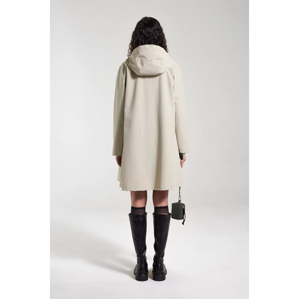 Stutterheim Lichtgewicht Rits Matte Regenjas Beige Dames