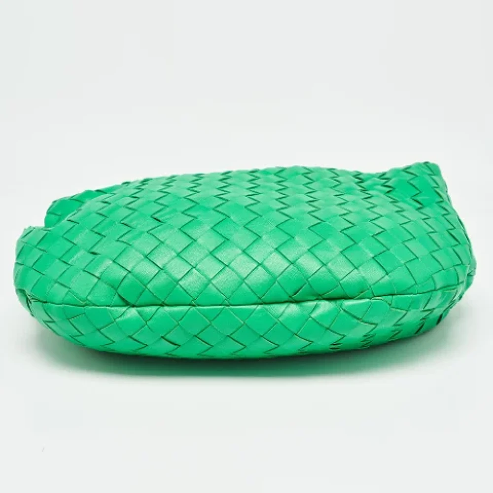 Bottega Veneta Vintage Pre-owned Leather handbags Green Dames