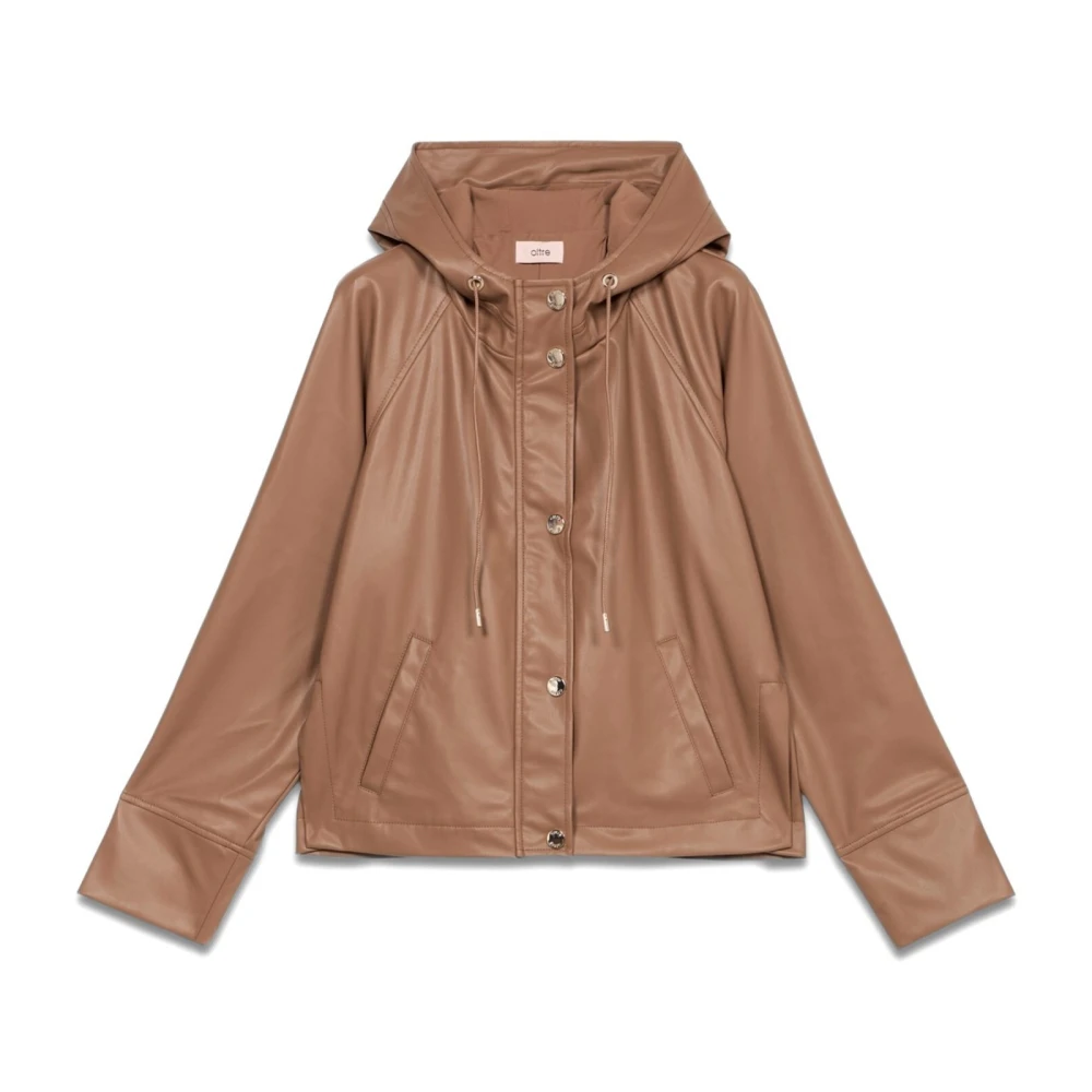 Oltre Jas met capuchon Brown Dames