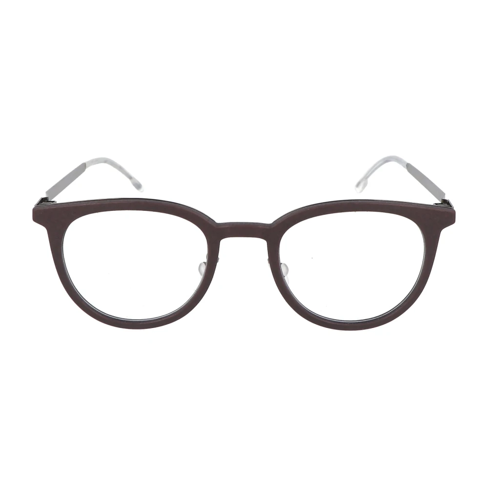 Mykita Moderne ronde metalen montuur bril Gray Unisex