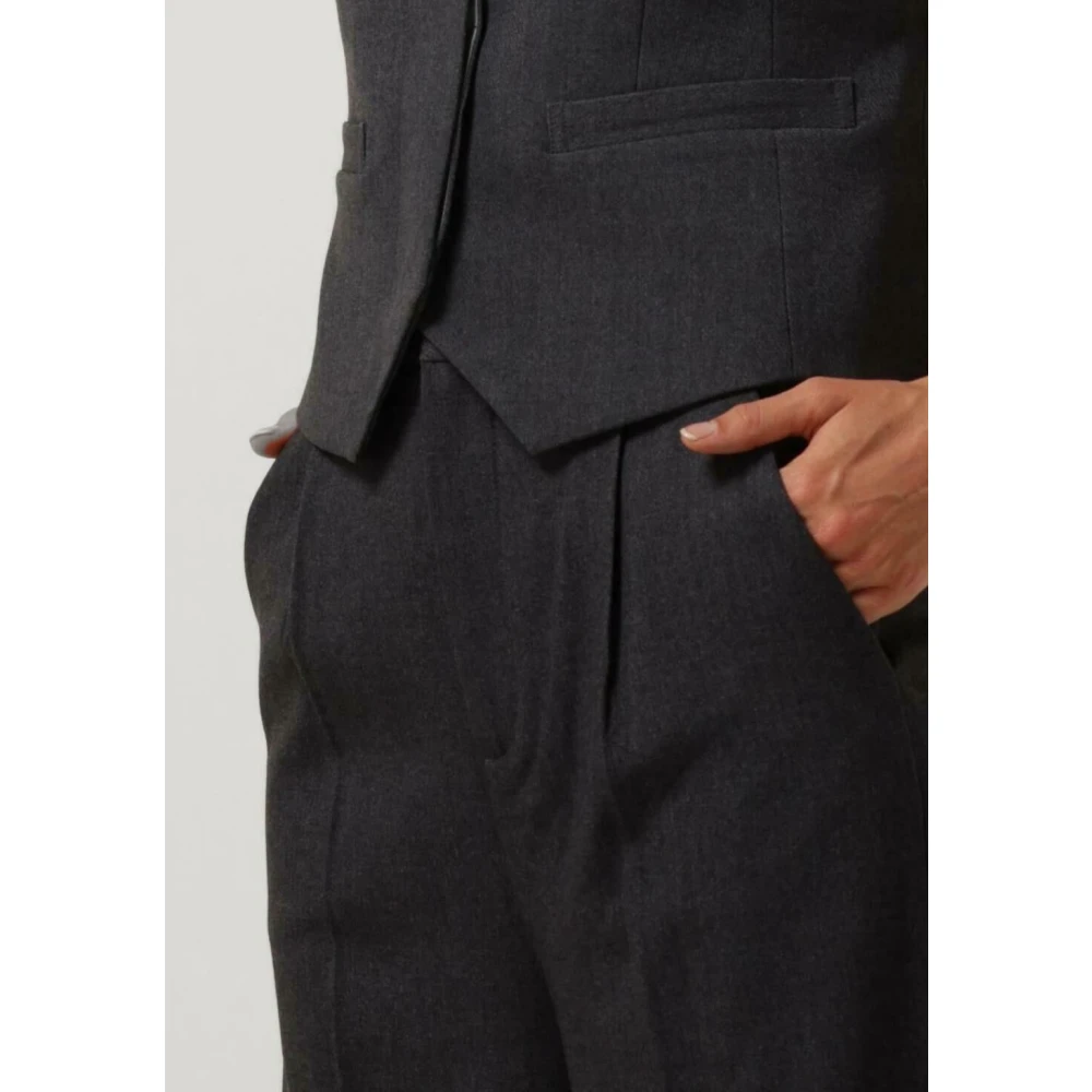 Copenhagen Muse Elegante Tailored Broek Gray Dames