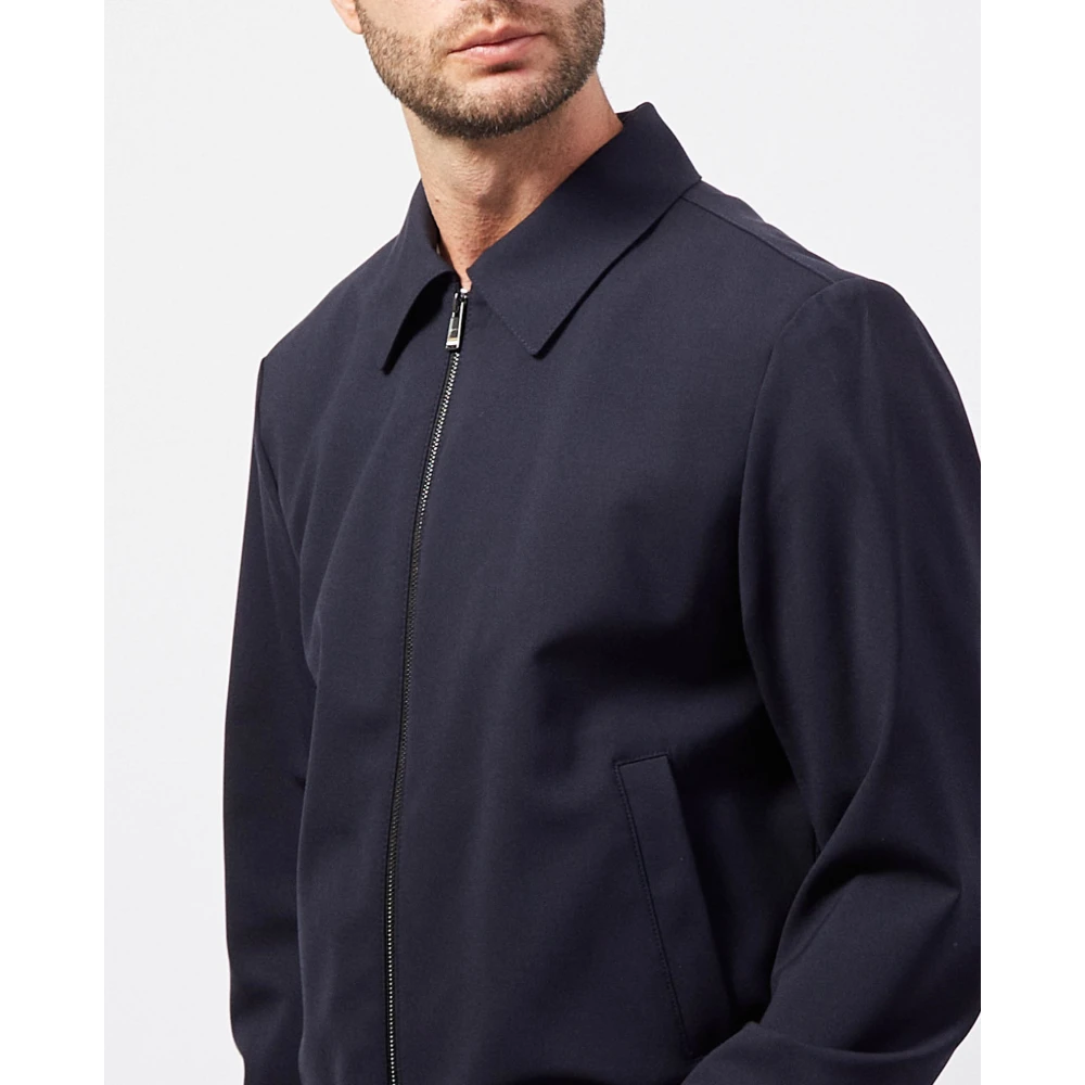 Boss Blauwe Moderne Jas Blue Heren