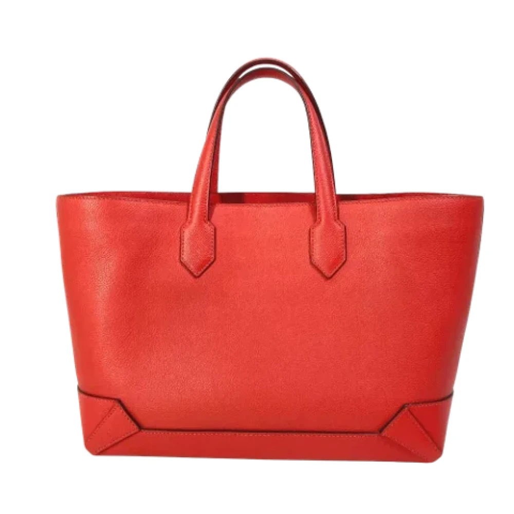 Hermès Vintage Pre-owned Fabric shoulder-bags Red Dames