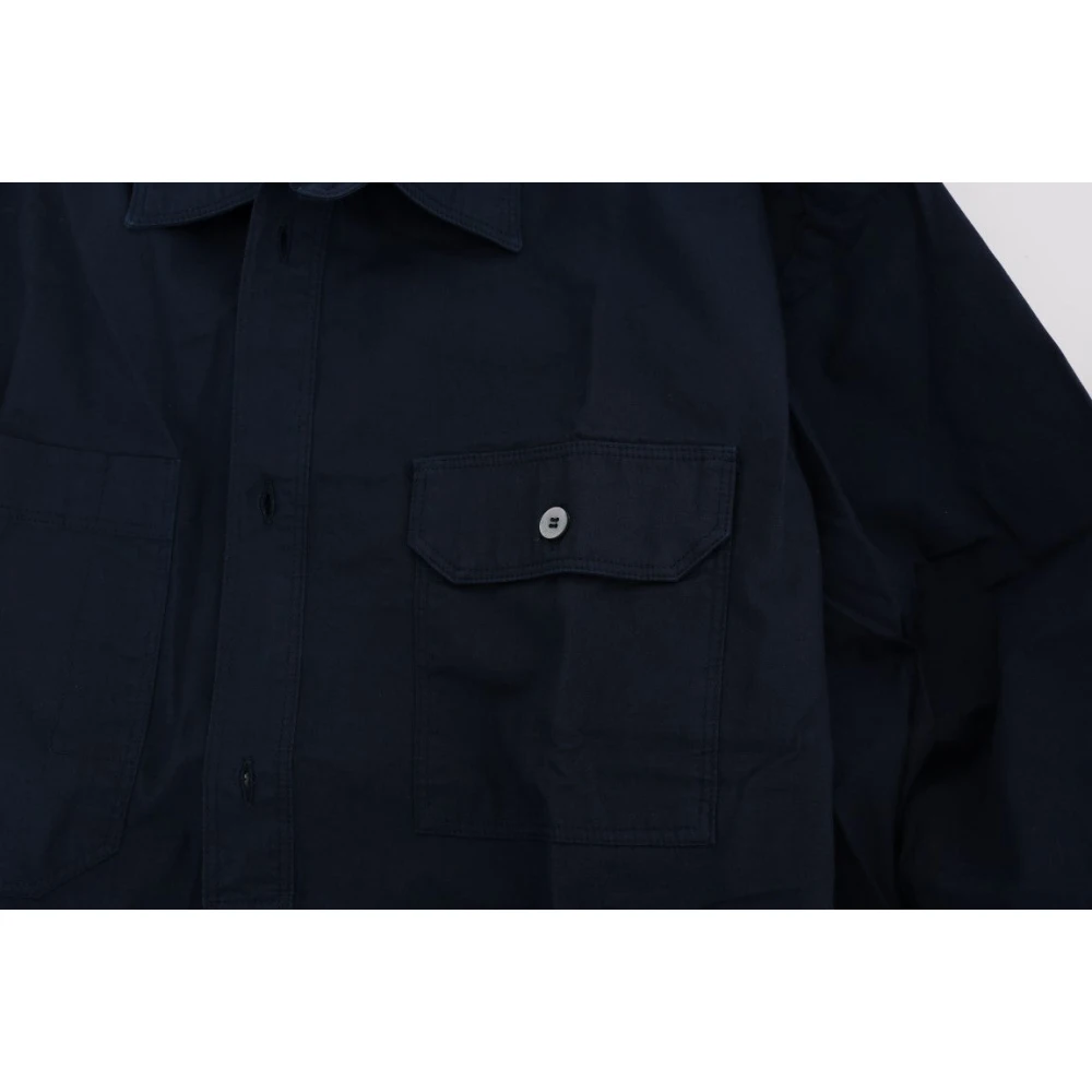 John Galliano Blauw Katoenen Casual Overhemd Blue Heren
