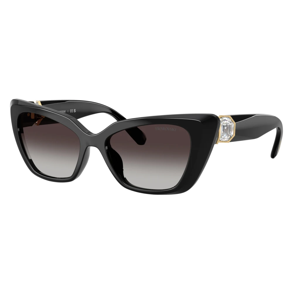 Swarovski Unisex Black Sunglasses, 54 Mm, 0Sk6047