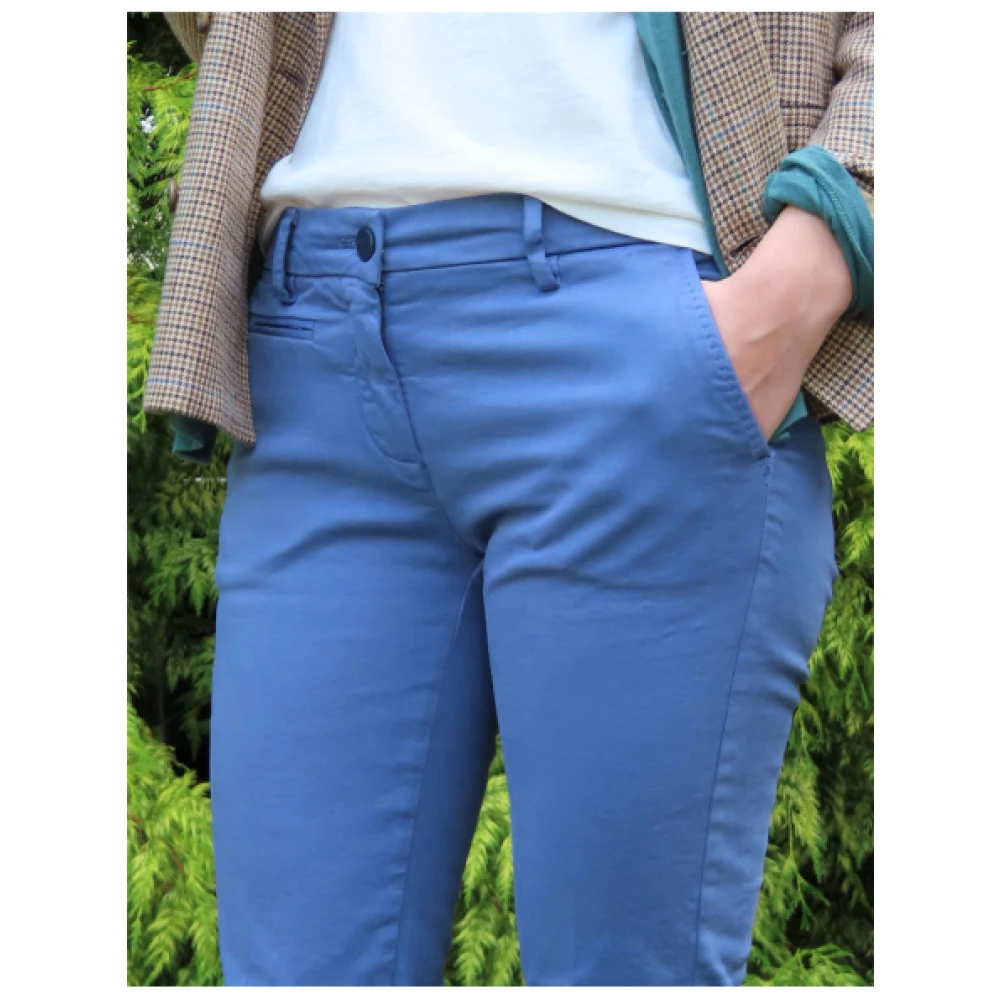 Mason's Slim Fit New York Broek Blue Dames