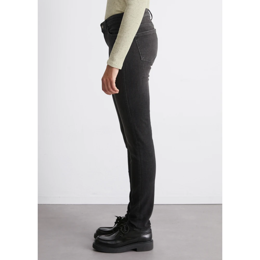 Marc O'Polo Jeans model SIV skinny met lage taille Gray Dames