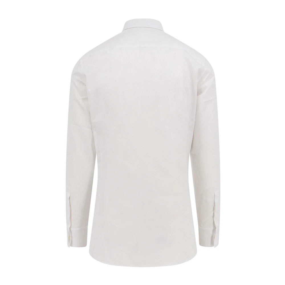 Givenchy Witte Overhemd met Geborduurd Logo White Heren