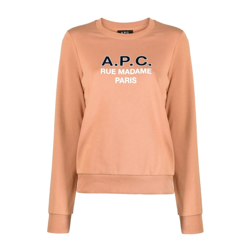 A.p.c. Rose Poudre Sweatshirt Pink Dames
