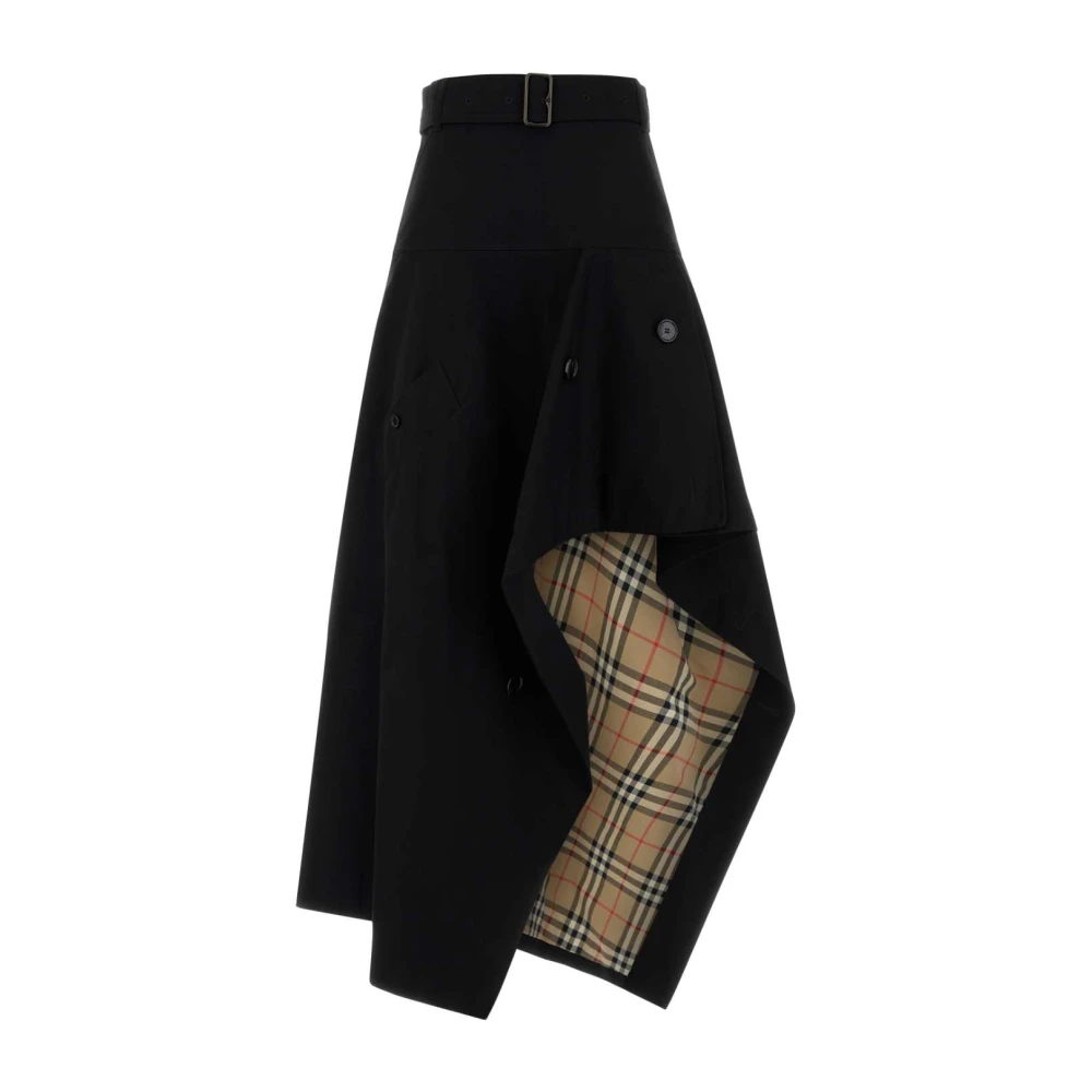 Burberry Donna Nero Gonne, 2XS, New,