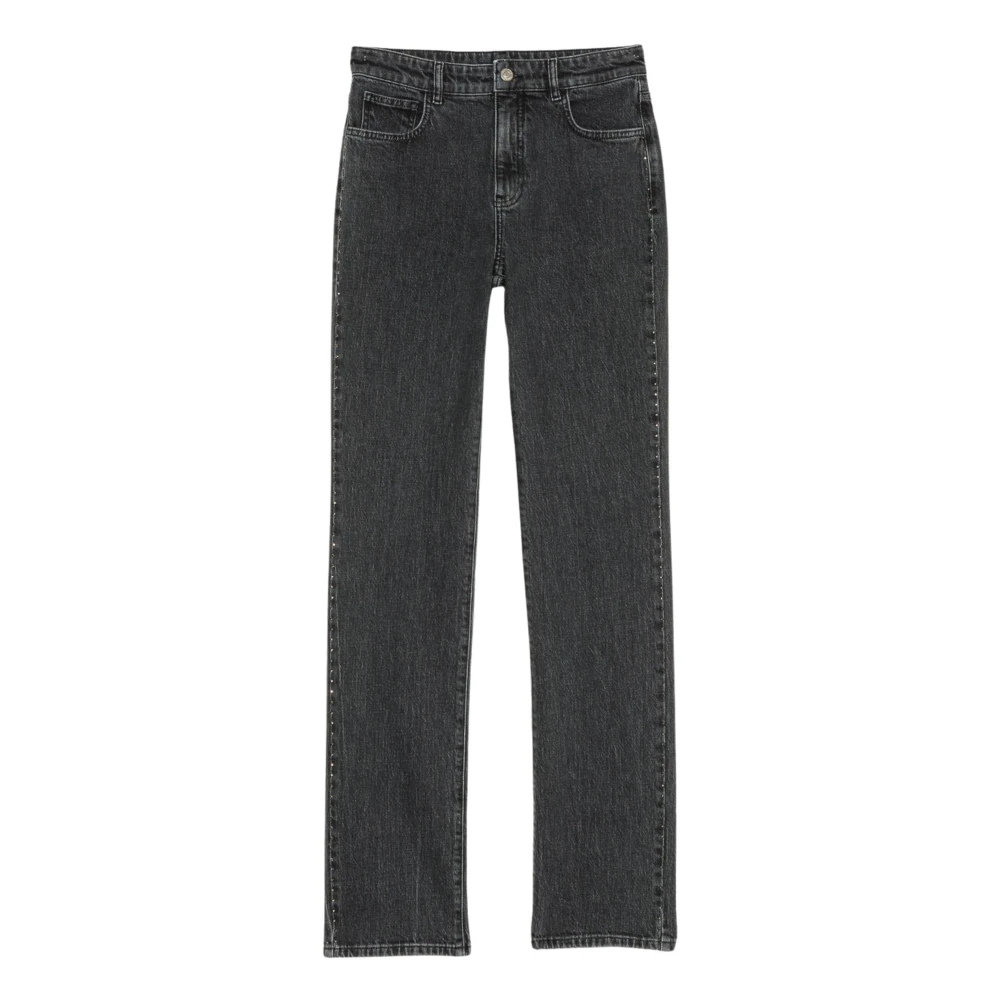 Twinset Zwarte Denim Jeans Gray Dames