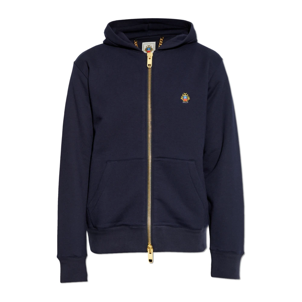 Bally Sweatshirt met Logo Blue Heren