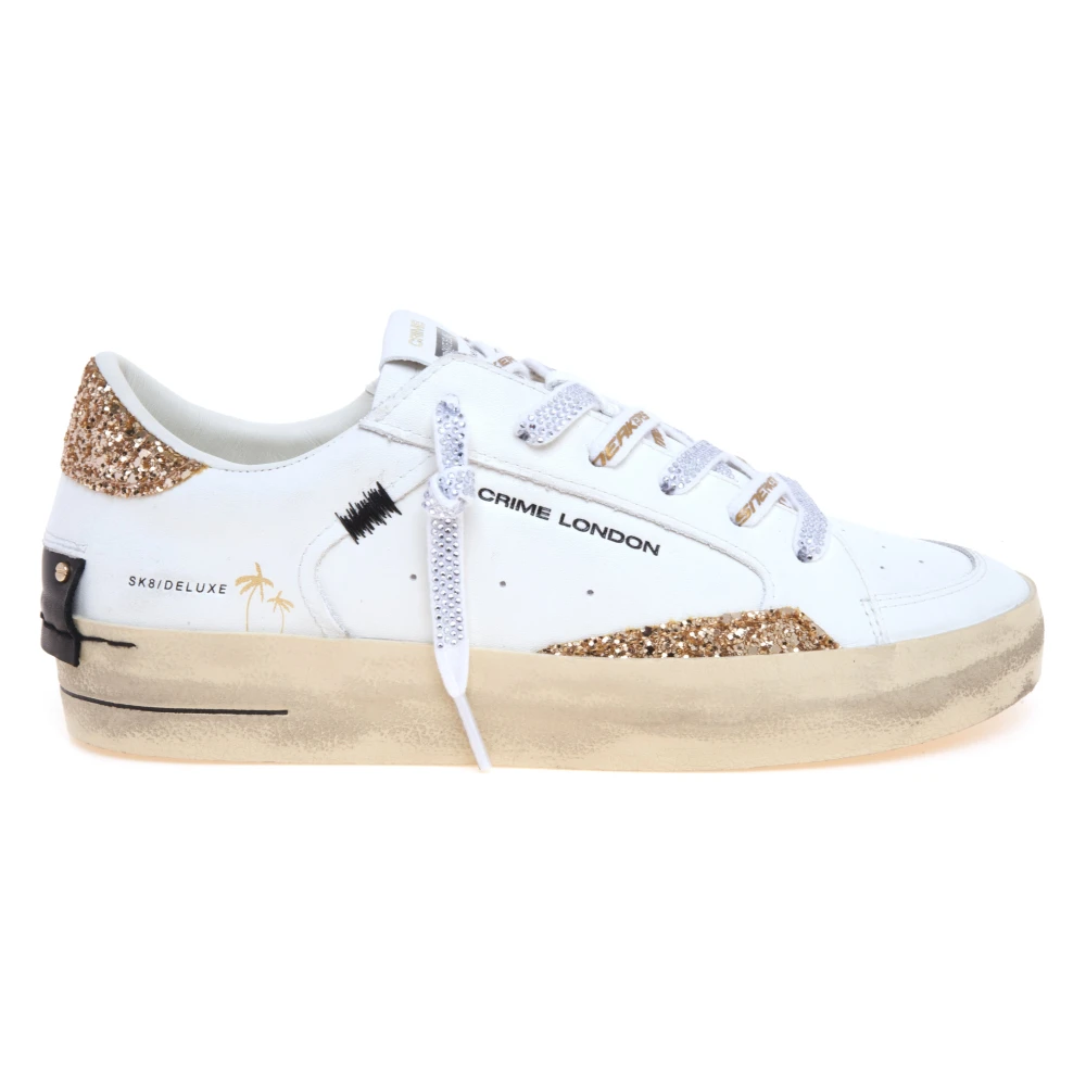 Crime London SK8 Deluxe Tequila Night Dames Schoenen Wit