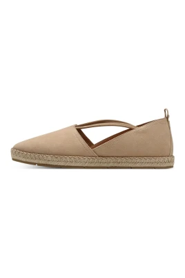 Läder espadrillos