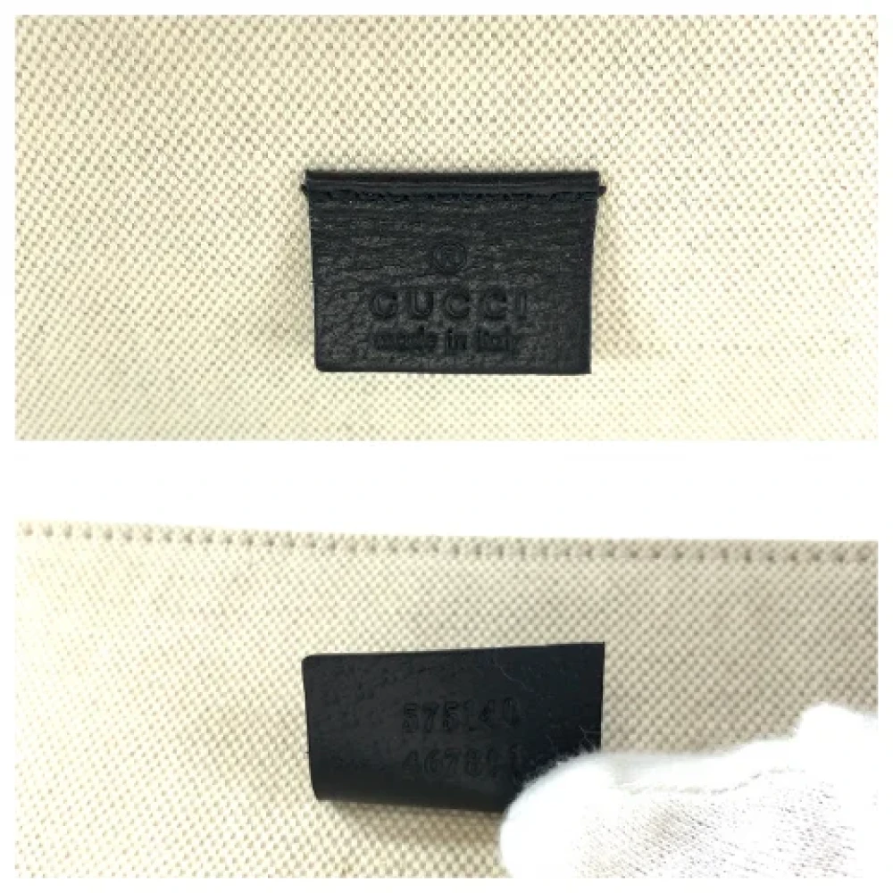 Gucci Vintage Pre-owned Canvas gucci-bags Black Heren