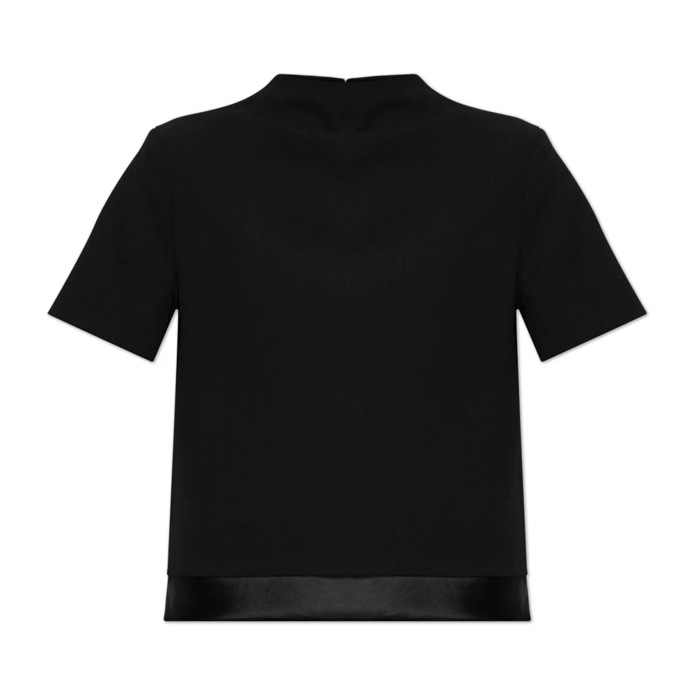 Jil Sander Kvinno Svart Stickade Tröjor Dam, Xl, Blus