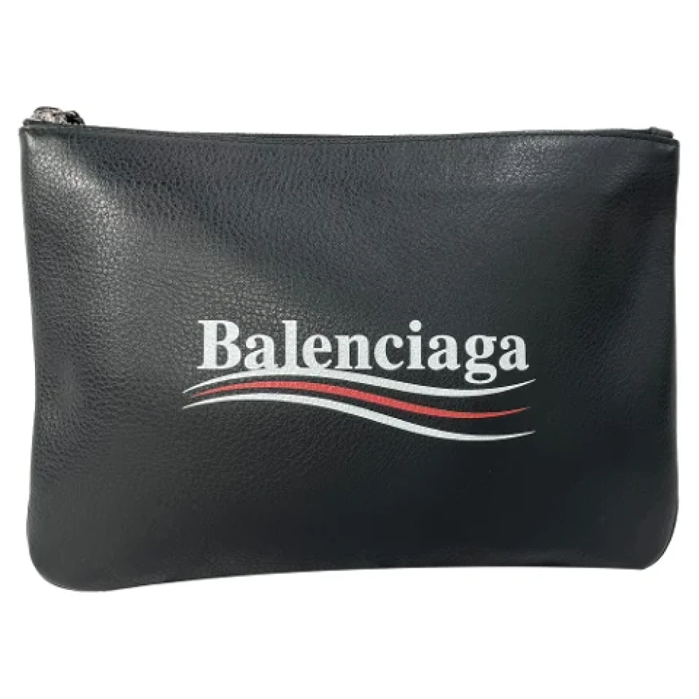 Balenciaga Vintage Pre-owned Leather balenciaga-bags Black Heren