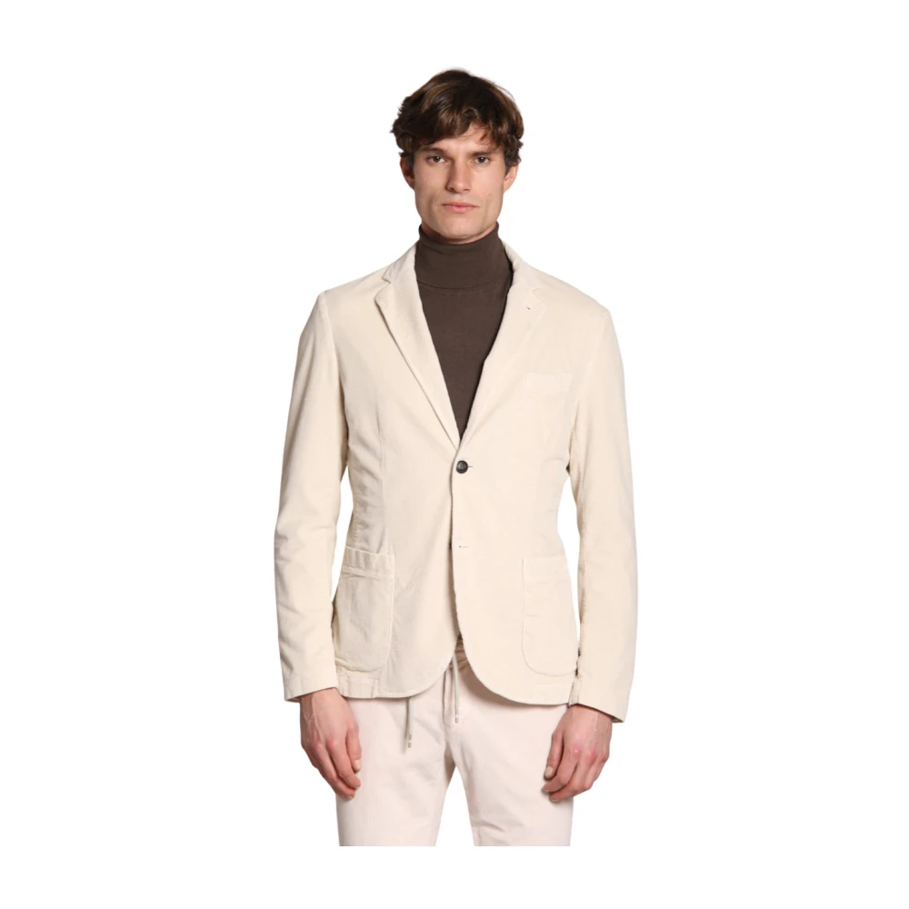 Mason's Herren Beige Jacken, Sgröße: