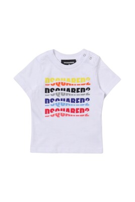 t-shirt-bebe-avec-logo-multicolore