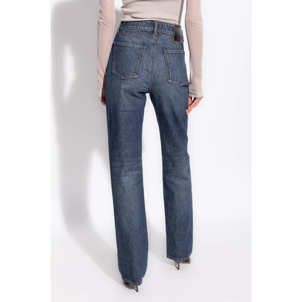 SPORTMAX Straight leg jeans Tasso Blue Dames