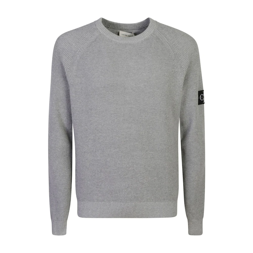 Calvin Klein Jeans Grijze Sweaters voor Mannen Gray Heren
