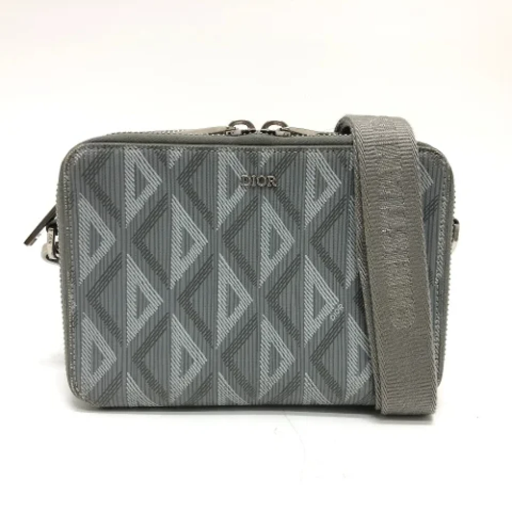Dior Vintage Pre-owned Fabric dior-bags Gray Dames