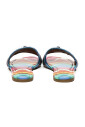 regnbue-print-rode-sandaler