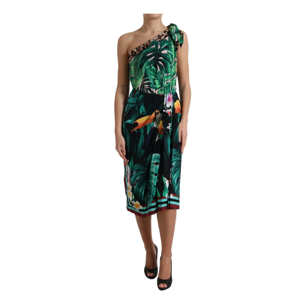 Dolce & Gabbana Midi Dresses Green Dames