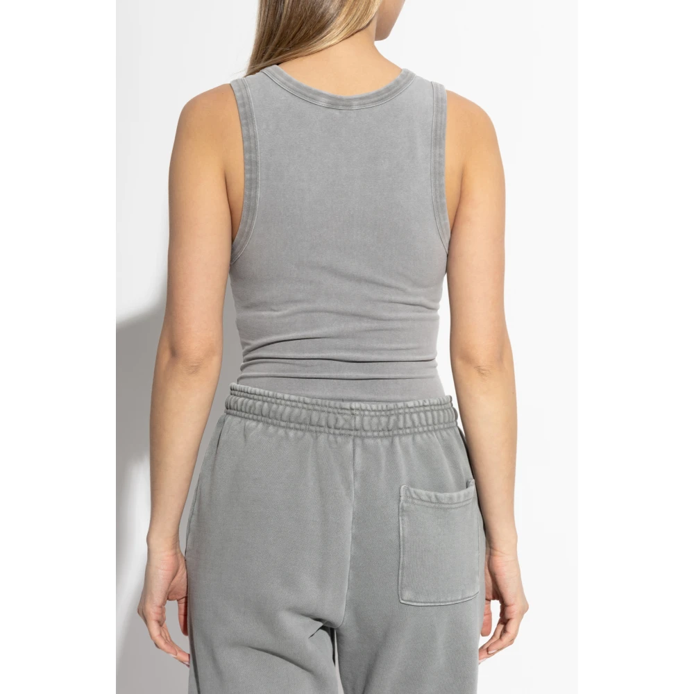 Entire Studios Top Cropped Gray Dames