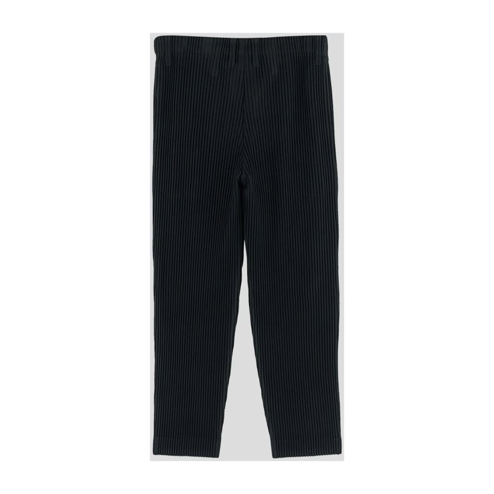 Issey Miyake Geplooide Polyesterbroek Black Heren