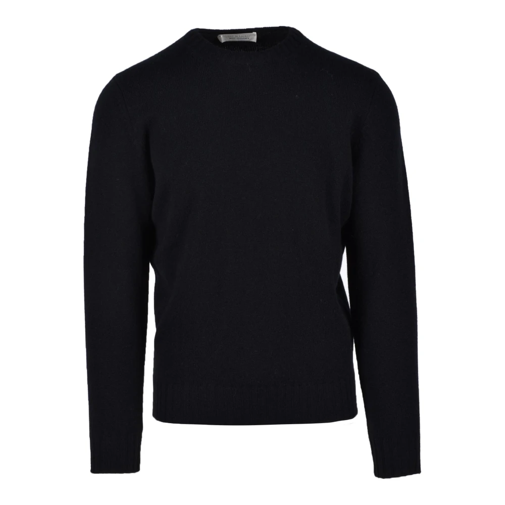 Filippo De Laurentiis Luxe Wol Kasjmier Trui Black Heren