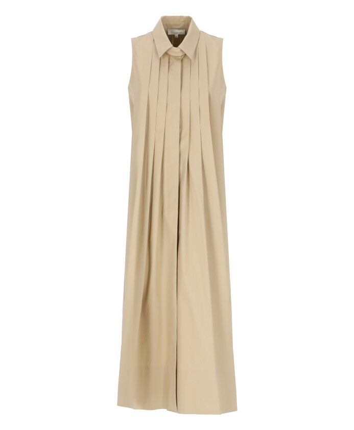 brown-cotton-dress-with-collar