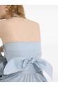 blue-bow-detail-pleated-dress