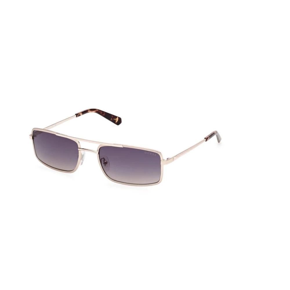 Guess Men's Yellow Sunglasses, 58 Mm, Narrow Aviator Sunglasses