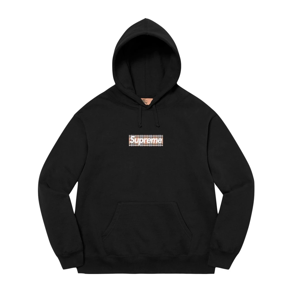 Supreme Beperkte Oplage Zwarte Box Logo Hoodie Black Heren