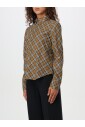 chemise-en-soie-a-carreaux-elegant-style-brun